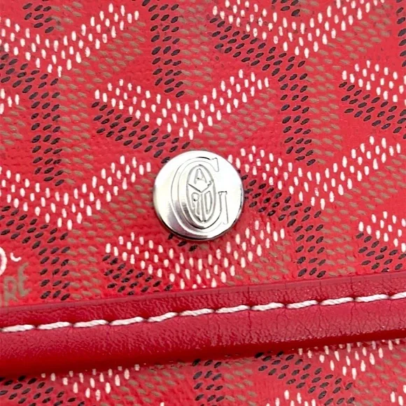 Goyard Saint Louis Red Pouch/Card case AUTHENTIC - Picture 2 of 10